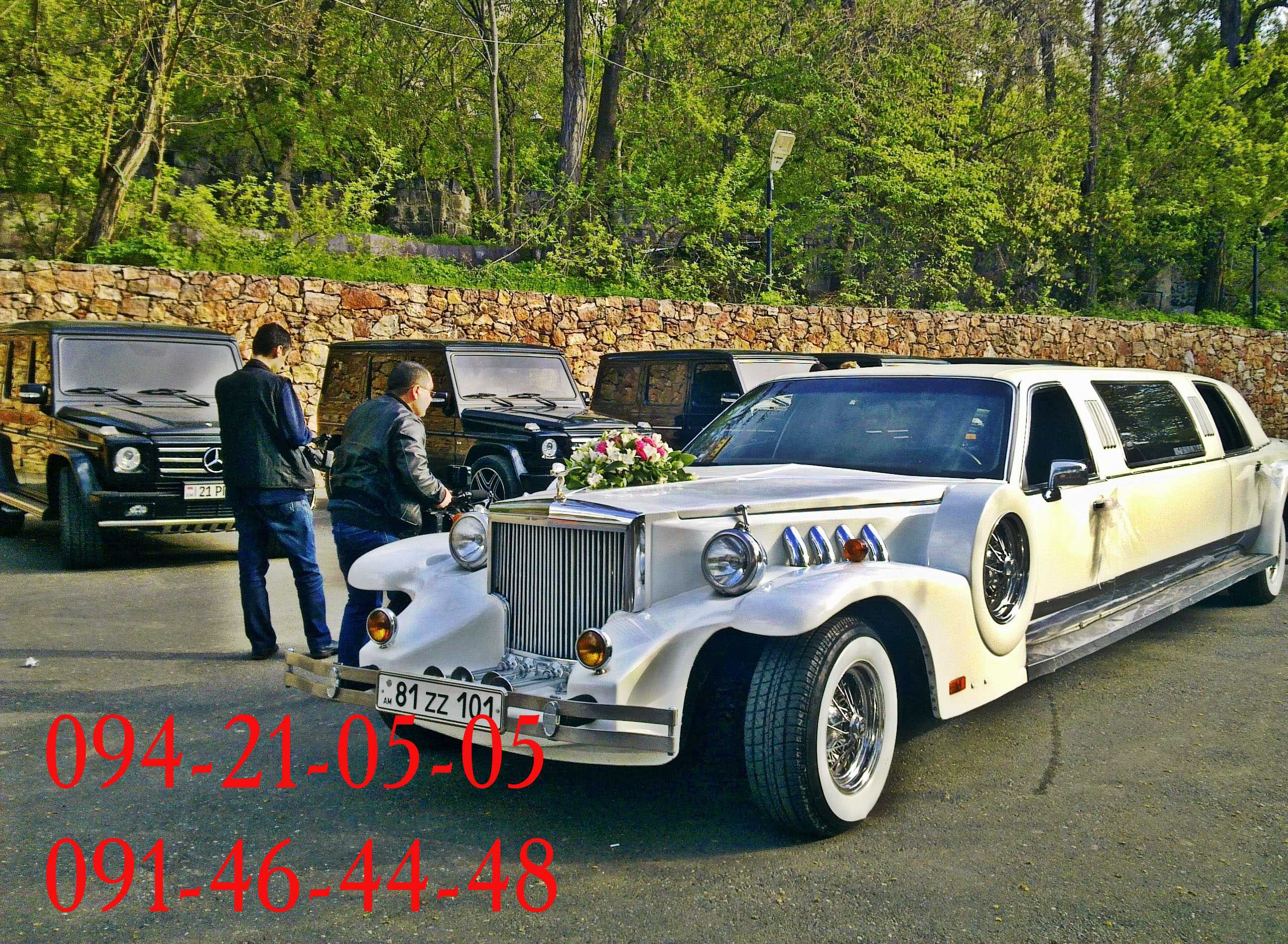 WEDDING CARS ARMENIA RENT A CAR ARMENIA RETRO CARS ARMENIA
