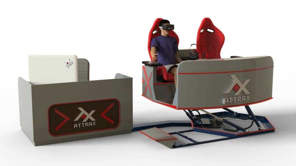 AttraX Двухместный симулятор , новый бизнес в инновационной сфере
