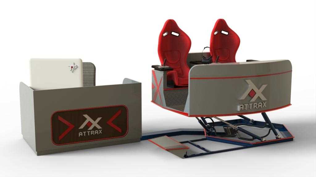 AttraX Двухместный симулятор , новый бизнес в инновационной сфере