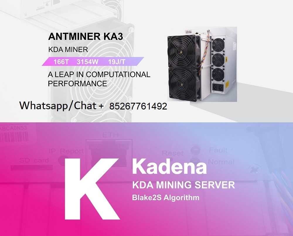 offer sale Bitmain Antminer KA3 166T 3154w KDA miner + psu