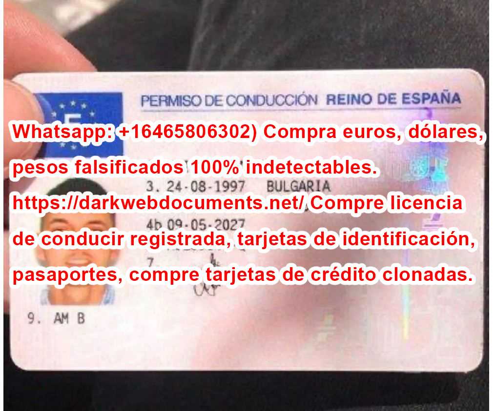 Whatsapp: +16465806302) Buy Clone credit cards, driver's license. https://darkwebdocuments.net/ Buy counterfeit euros, pesos, dollars, pounds.