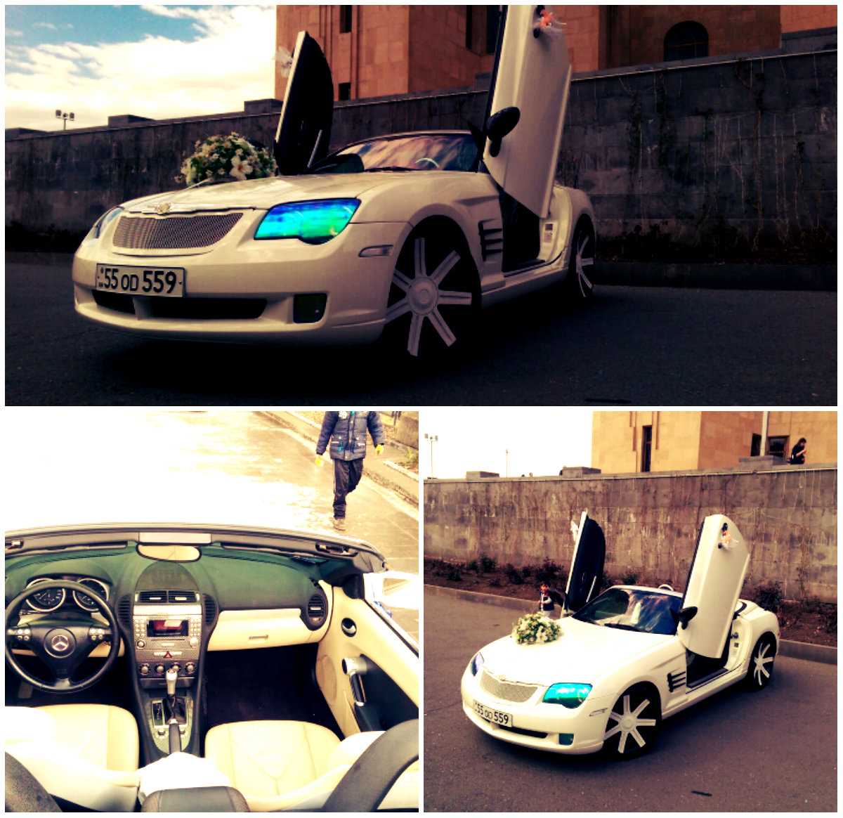 Harsanekan meqena/ Chrysler Crossfire/ հարսանեկան 