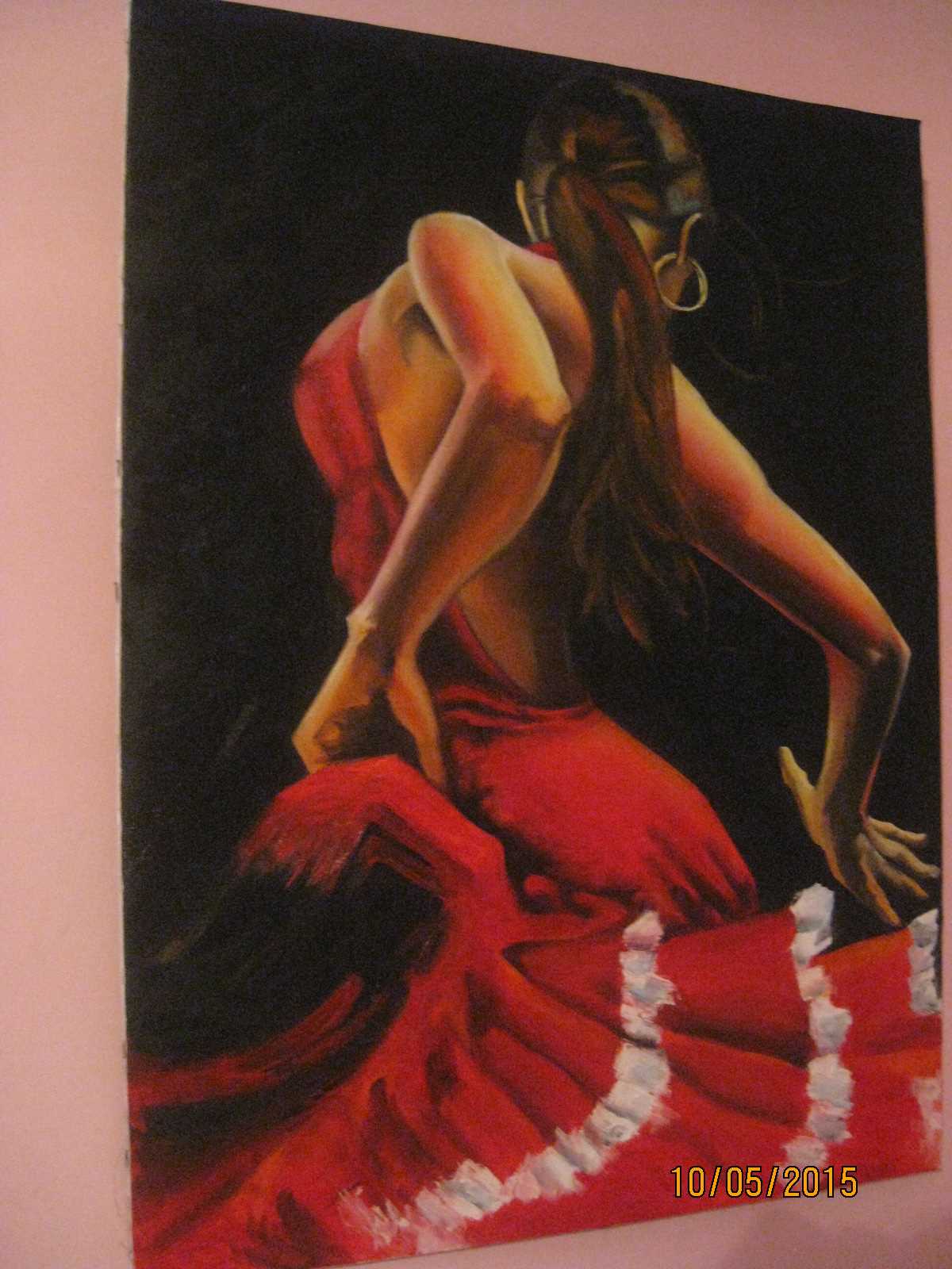 RED FLAMENCO DANCER