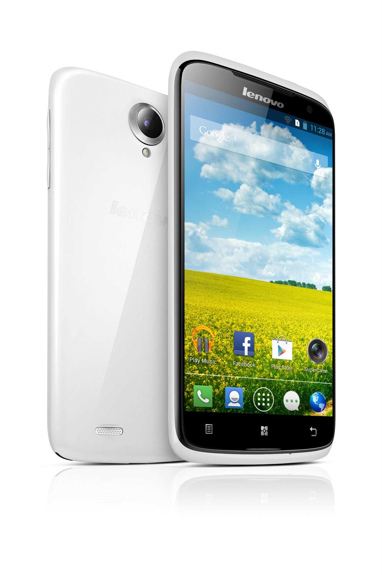 Lenovo S820, ՆՈՐ, 2 sim քարտ, սպիտակ, 4.7 HD էկրան, Android 4.4