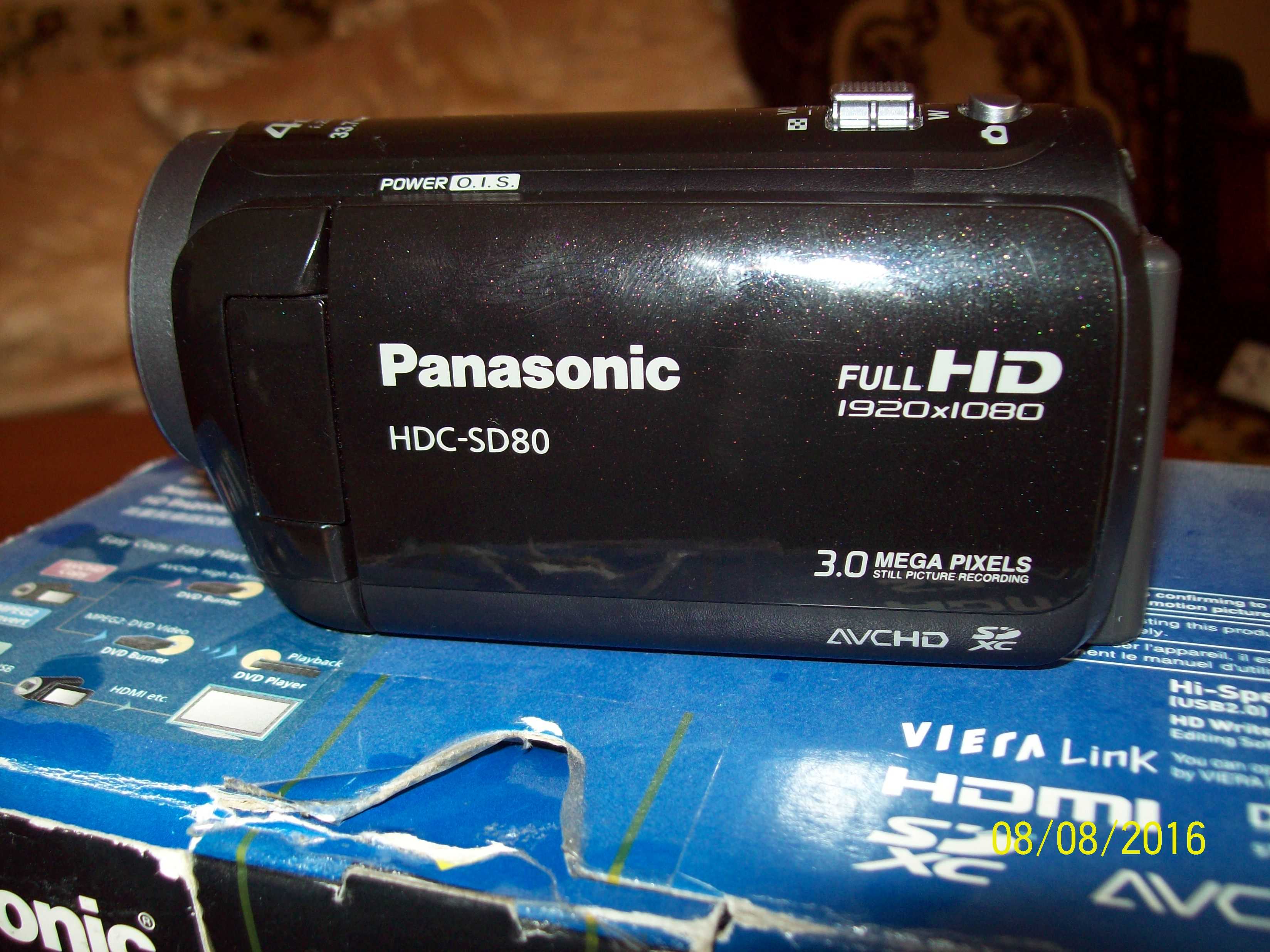 Video Camera Panasonic HDC-SD80