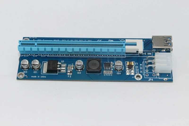 Riser Raiser Raizer РаизерPCI E Express 1X к 16X Riser Card 60 см USB 3.0 pci-e