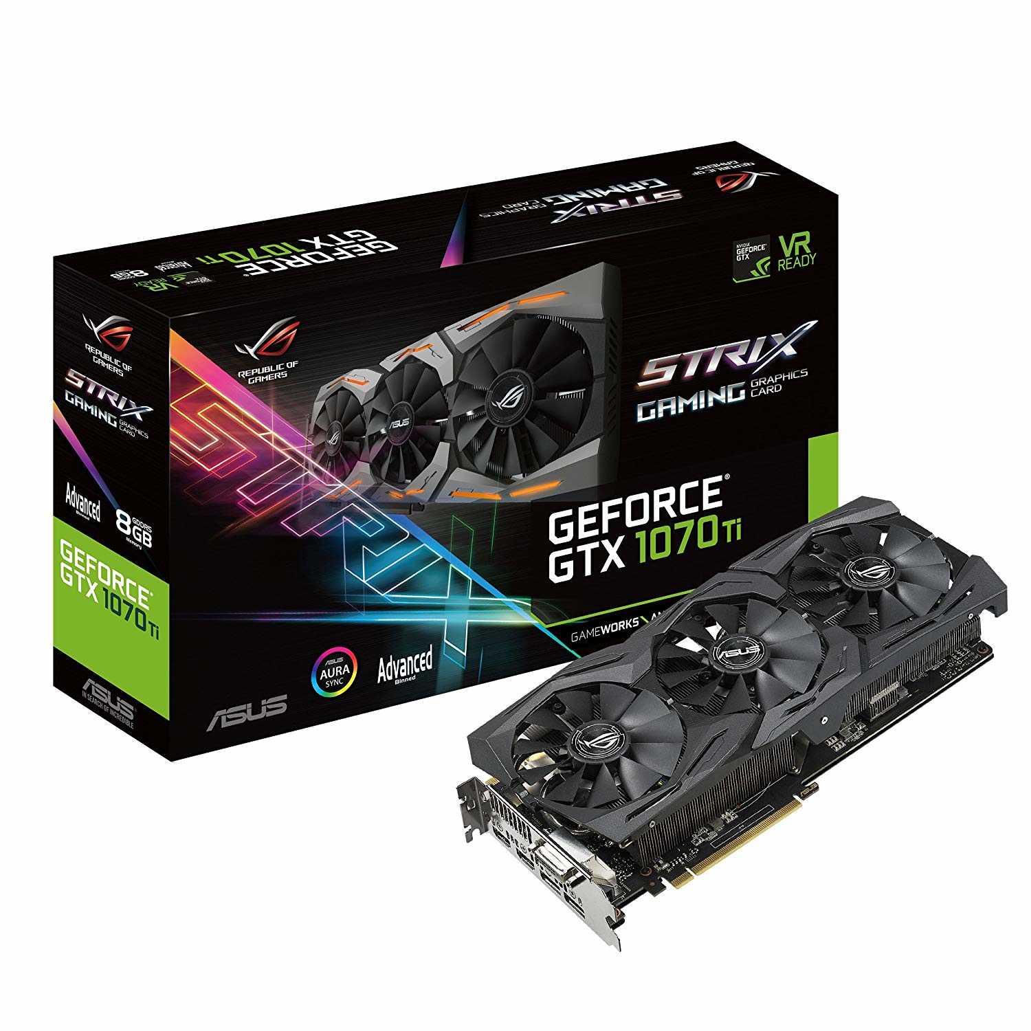 ASUS Strix Nvidia GTX 1070ti 8GB GPU