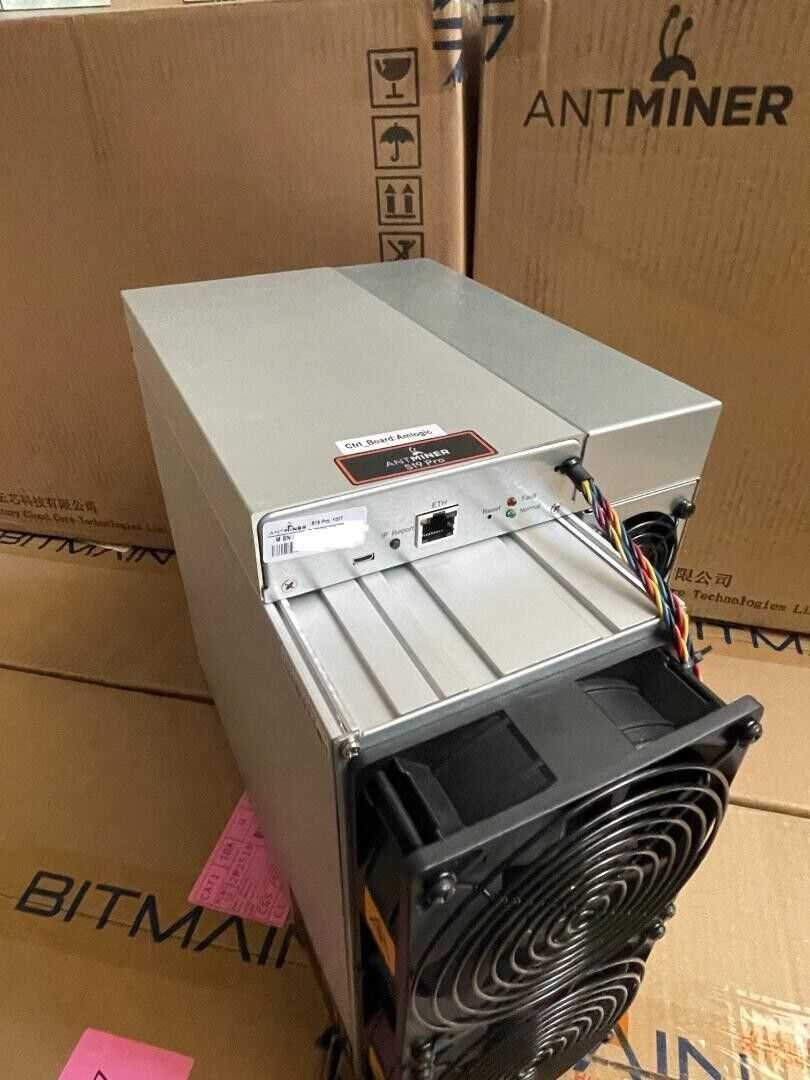 Bitmain Antminer S19Pro 110TH ASIC Bitcoin Miner + PSU 