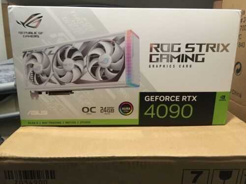 ASUS GeForce RTX 4090 ROG STRIX GAMING OC WHITE EDITION 24GB Graphics Card 