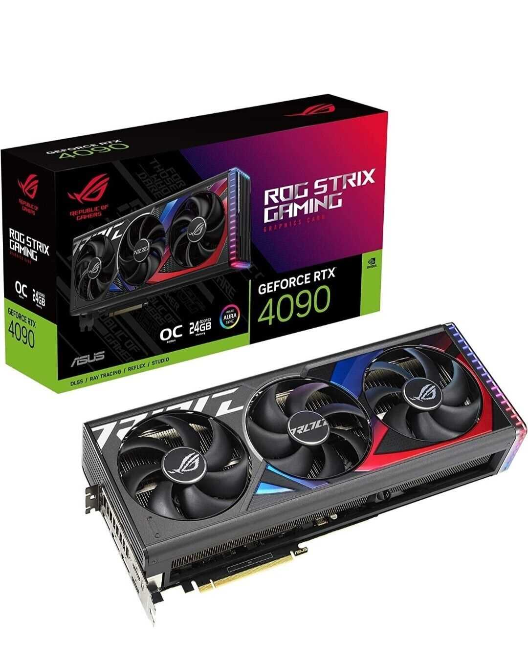 New ASUS ROG Strix GeForce RTX 4090 OC 24GB Graphics Card 