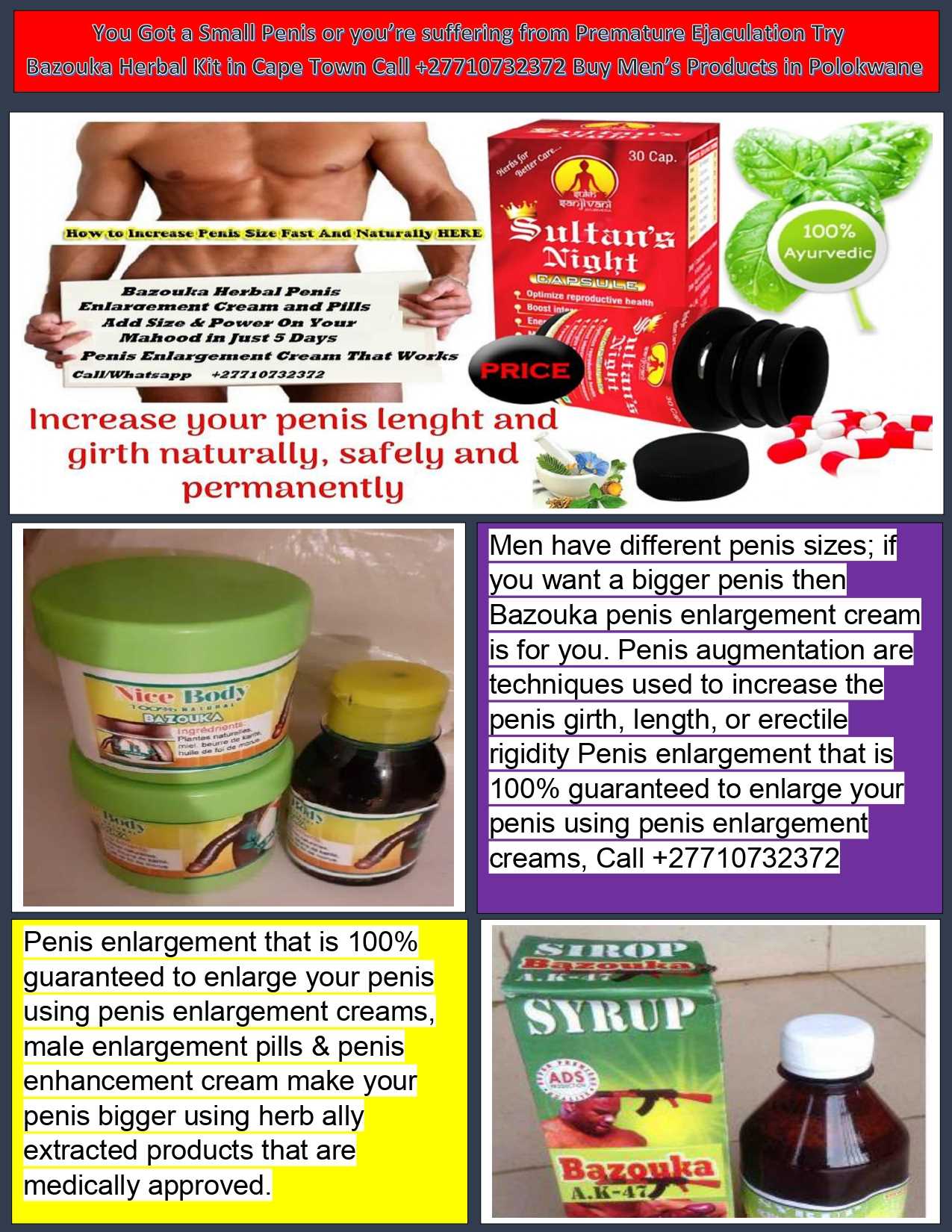 Bazouka Natural Penis Enlargement Products In Ulladulla Town in Australia, London England And Kuwait Call ✆ +27710732372 Buy Bazouka Herbal Kit For Men In Pretoria South Africa And Jimbaran Town In Bali, Indonesia