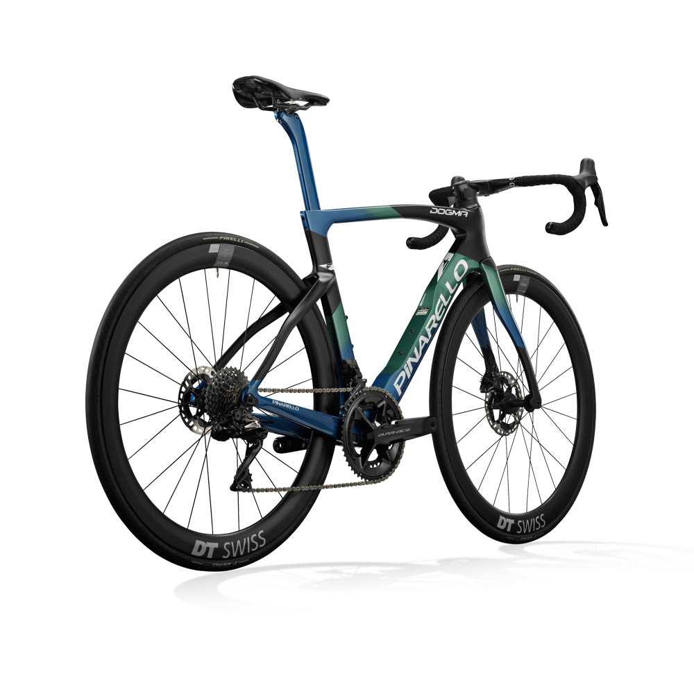 2024 Pinarello Dura Ace Di2 - Nebula Green Blue Road Bike (M3BIKESHOP)