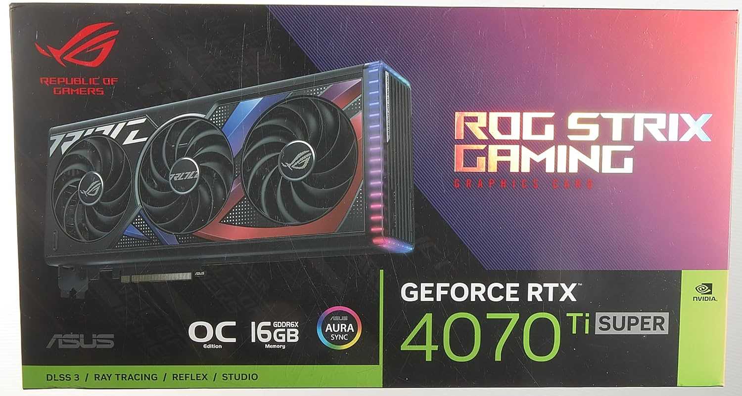 Asus rog strix geforce rtx 4070 ti super oc 16gb for gaming