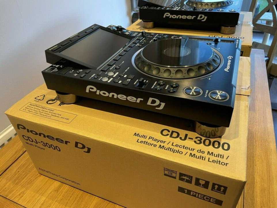 Pioneer CDJ-3000 Multi-Player /  AlphaTheta Euphonia Rotary Mixer / Pioneer DJM-A9 DJ Mixer / Pioneer DJ DJM-V10-LF Mixer / Pioneer DJM-S11 / Pioneer CDJ-2000NXS2 / Pioneer DJM-900NXS2 / Pioneer CDJ-Tour1 / Pioneer DJM-TOUR1 
