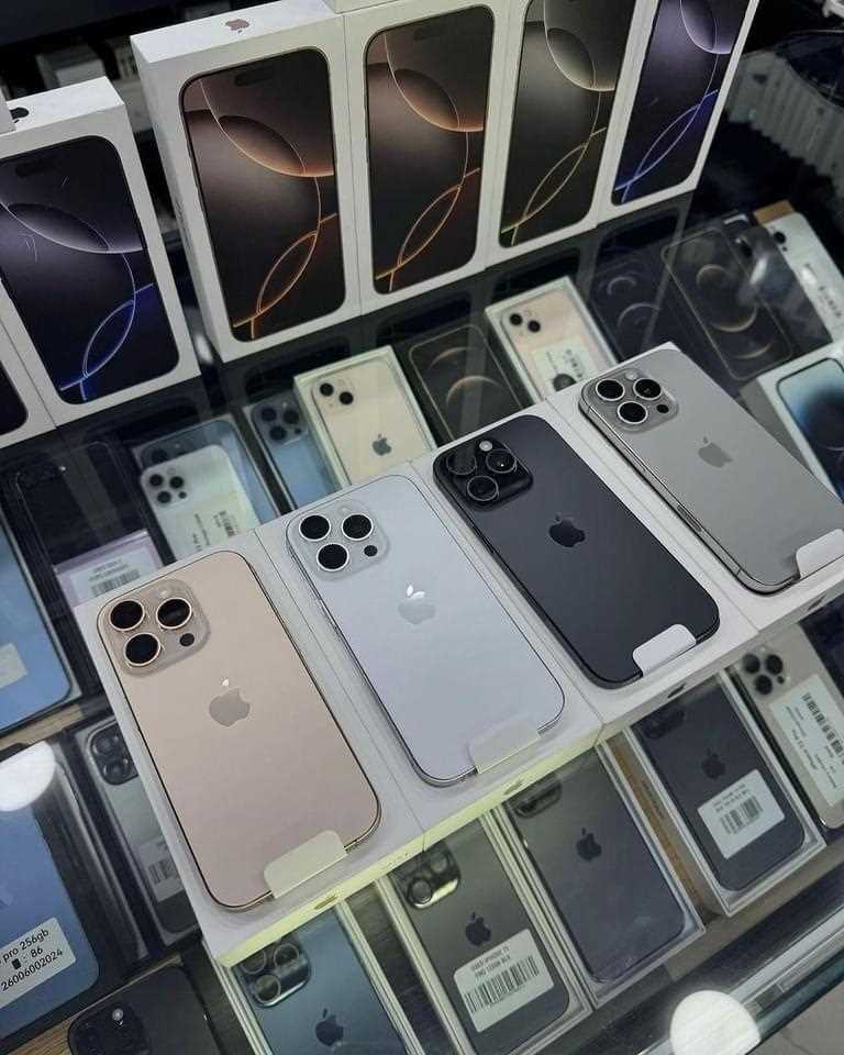  Apple iPhone 16 Pro Max, iPhone 16 Pro, iPhone 16, iPhone 16 Plus, iPhone 15 Pro Max, iPhone 15 Pro, iPhone 15,  Samsung Galaxy S25 Ultra , Samsung S25,  Sony PlayStation PS5 Pro, Nintendo Switch 2 