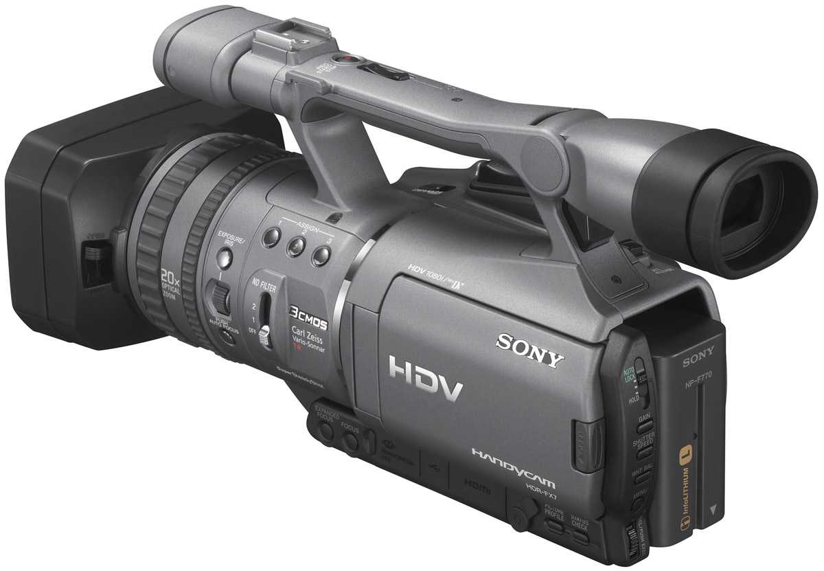 Sony HDR-FX7, HDV VIDEOCAMERA, TESAXCIK