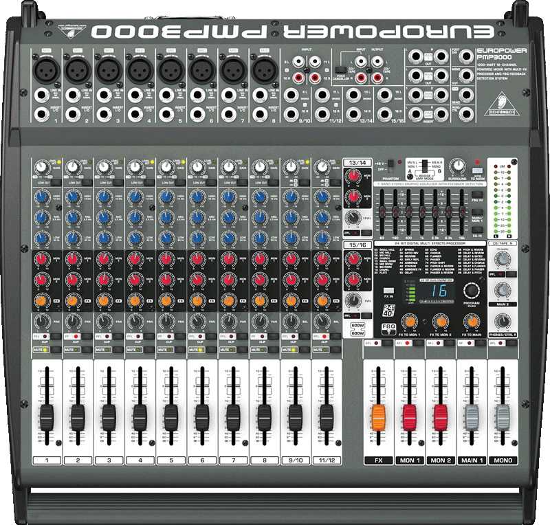 BEHRINGER PMP 3000 pult-usilitel