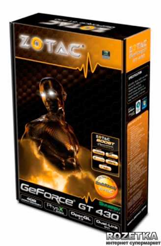 VIDEOCARTA  ZOTAC GEFORCE GT 430 4 GB DDR 3 128 BIT