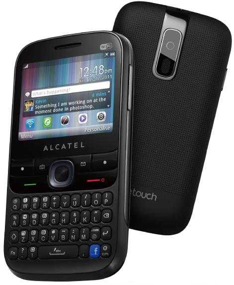 Alcatel ot-838 heraxos, mek shabatva, wi-fi, 2mp camera, bluetooth, qwerty stexnashar
