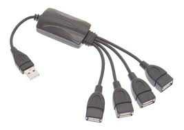 Cable USB hub 4 port