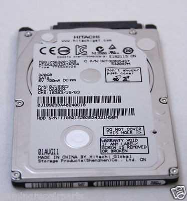 Hitachi Hdd 320 gb slim