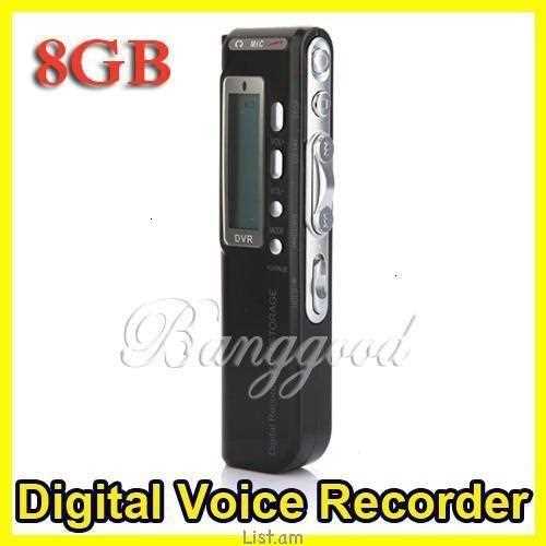 Diktafon lragroxakan - voice recorder - 8GB