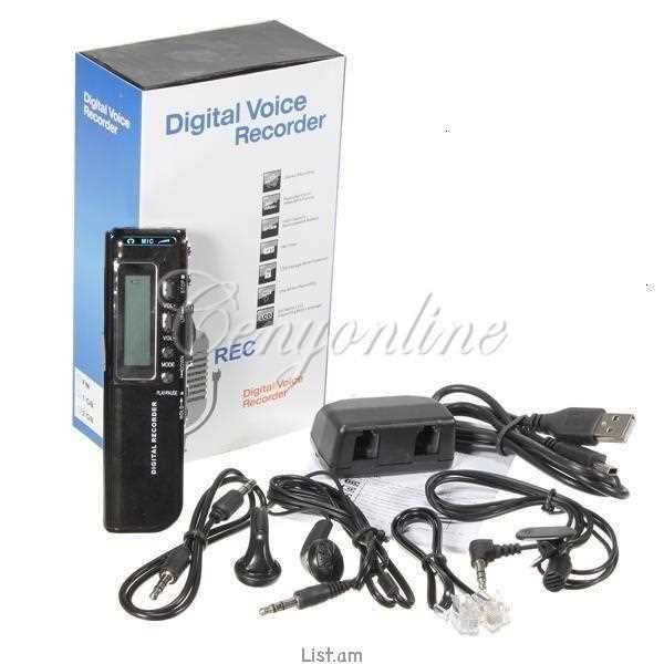 Diktafon lragroxakan - voice recorder - 8GB